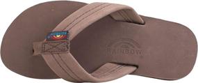 img 2 attached to Colorful and Stylish: Rainbow Sandals Premier Leather Expresso Boys' Shoes via Sandals