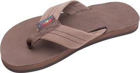 img 4 attached to Colorful and Stylish: Rainbow Sandals Premier Leather Expresso Boys' Shoes via Sandals