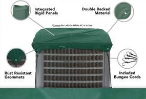 img 3 attached to Covermates Armor Top Air Conditioner Cover: Lightweight, Weather-Resistant with Armor Plates - Green, Ideal for AC & Equipment