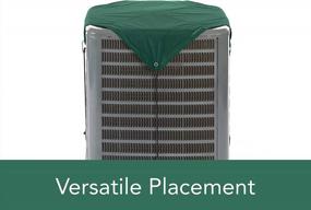 img 2 attached to Covermates Armor Top Air Conditioner Cover: Lightweight, Weather-Resistant with Armor Plates - Green, Ideal for AC & Equipment