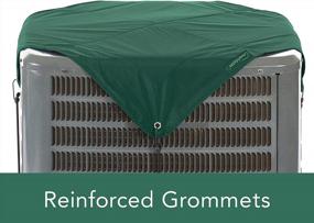 img 1 attached to Covermates Armor Top Air Conditioner Cover: Lightweight, Weather-Resistant with Armor Plates - Green, Ideal for AC & Equipment