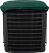 covermates armor top air conditioner cover: lightweight, weather-resistant with armor plates - green, ideal for ac & equipment logo
