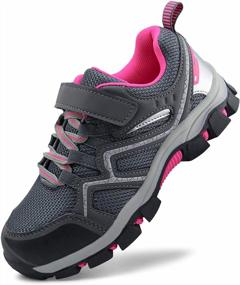 img 4 attached to Stylish And Durable Hiking Shoes For Boys And Girls By Brooman