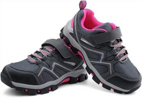 img 1 attached to Stylish And Durable Hiking Shoes For Boys And Girls By Brooman