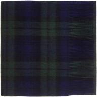 🧣 black watch lambswool tartan scarf - essential men's accessories and scarves logo