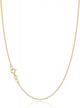 shine in style with jewlpire's 18k gold over sterling silver chain necklace - women's necklaces in lengths 14-24 inches logo