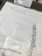 img 1 attached to 100 Count White Drawstring Garbage Liners - Compatible With Simplehuman (X) Code X, 21 Gallon / 80 Liter Trash Cans │26" X 34.75" │Plasticplace TRA335WH review by Darryl Buck