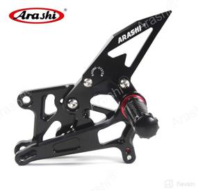 img 3 attached to 🔧 Arashi(Version 2.0) Adjustable Rearsets for HONDA CBR600RR: Improve Performance with ABS Motorcycle Foot Pegs and Footrests