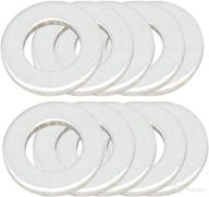 🔩 bolt motorcycle hardware (dpwm14.223-10) m14 x 22.3mm drain plug washer - pack of 10: reliable and efficient solution for ensuring tight seals! logo