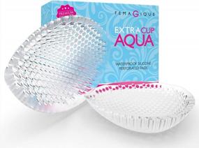 img 3 attached to FEMAGIQUE Silicone Bra Pads Inserts - Waterproof & Perforated A-B Cup For Bathing Suit & Swimming