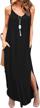 maximize your summer style with grecerelle women's casual cami maxi dress featuring loose fit and convenient pockets for beach cover up and more logo