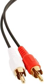 img 1 attached to 🔌 2 Pack RCA Male to 3.5mm Stereo Female Y-Cable, 6 Inch Length - CNE63102