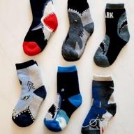 img 1 attached to Cozy And Warm Kids Wool Hiking Socks For Cold Winter Days - 6 Pairs review by Bryan Finken