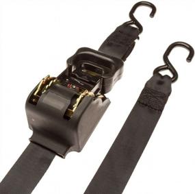 img 3 attached to 2" X 10' Retractable Ratchet Strap 4 Pack With S-Hooks