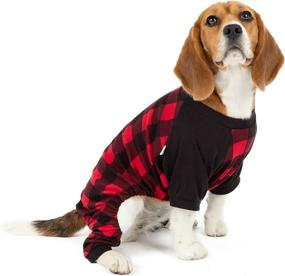 img 4 attached to 🐶 Leveret Dog Pajamas: Cozy Christmas PJs in 100% Cotton for Dogs (Sizes XS-XXL)