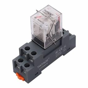 img 4 attached to TWTADE/AC 24V 10A Coil Electromagnetic Power Relay 8 Pins 2DPT 2NO+2NC With Indicator Light And Socket Base -YJ2N-LY