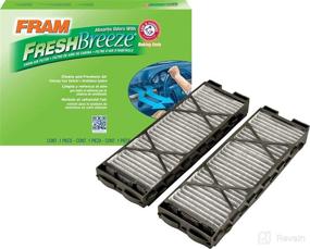 img 4 attached to 🚗 FRAM Fresh Breeze CF10554 Cabin Air Filter for Nissan Vehicles - Arm & Hammer Baking Soda with Long-lasting Freshness