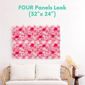 img 2 attached to 🌺 Stunning Carnation 3D Flower Wall Decor - Perfect for Weddings, Birthdays, Nurseries, and Salons!