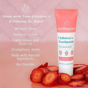 img 2 attached to Wellnesse Childrens Toothpaste Strawberry Hydroxyapatite