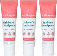 wellnesse childrens toothpaste strawberry hydroxyapatite logo