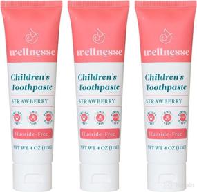 img 4 attached to Wellnesse Childrens Toothpaste Strawberry Hydroxyapatite
