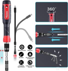 img 2 attached to ⚙️ VOZOKA Precision Screwdriver Set 193 in 1: Professional Repair Tool Kit for iPhone, iPad, MacBook, Laptop, PC, Tablet, PS4, Xbox & Game Consoles – Red