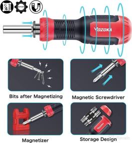 img 3 attached to ⚙️ VOZOKA Precision Screwdriver Set 193 in 1: Professional Repair Tool Kit for iPhone, iPad, MacBook, Laptop, PC, Tablet, PS4, Xbox & Game Consoles – Red