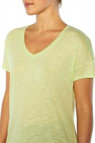 img 3 attached to Comfortably Chic: Marika Women'S Audrey V-Neck T-Shirt With Short Sleeves