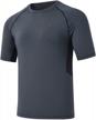 stay protected in style with men's upf 50+ short sleeve swim shirts logo