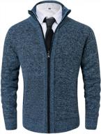 men's classic soft knitted cardigan sweaters by vcansion - perfect for any occasion! логотип