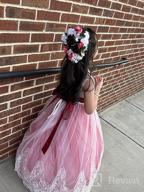 img 1 attached to Girls' Clothing: Flower Dress Wedding Pageant Gowns for Dresses review by Monica Russell