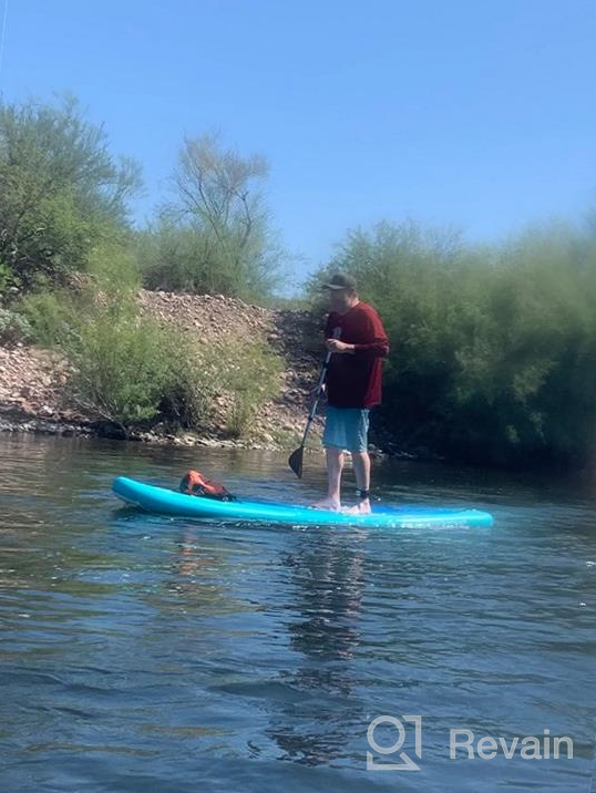 img 1 attached to NACATIN 10'6" Inflatable Stand Up Paddle Board With Premium Accessories And Backpack review by Steve Douglas