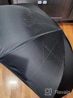 img 1 attached to Windproof Reverse Umbrella For Women With UV Protection, Inverted C-Shaped Handle - Sharpty review by Michael Staton