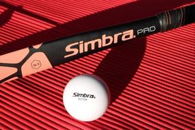 img 2 attached to Официальный мяч для хоккея на траве Simbra® - идеально подходит для использования на соревнованиях, очень плавное обращение с клюшкой и интеллектуальная скорость броска.