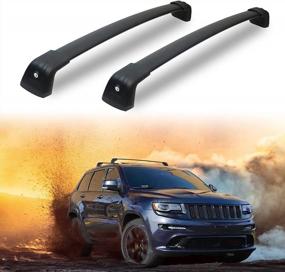img 4 attached to Enhance Your Jeep Grand Cherokee'S Cargo Capacity With MONOKING Roof Rack Cross Bars - Lightweight Aluminum Racks For Kayaks And Luggage With 180LBS Load Capacity