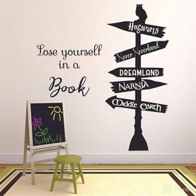 img 3 attached to 📚 Motivational Quotes Vinyl Decal Sticker for Kids' Bedroom, Nursery, Kindergarten, Daycare, or Library - Book Reading Theme Wall Art Decoration - Fun Home Decor - Size 10x8 inch