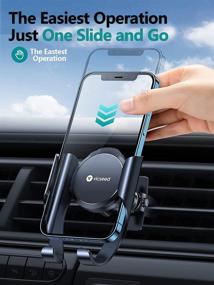 img 3 attached to 📱 2022 Updated VICSEED Phone Mount for Car - The Easiest Handsfree Operation | King-Sized Suction for Dashboard, Windshield, and Air Vent | Universal Car Phone Holder fits All Phones