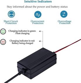 img 2 attached to 🔌 Efficient 2PCS 12V to 14.8V Automatic Lead Acid Battery Charger/Maintainer - 1.2A Trickle Charger for Car, Truck, Boat, Motorcycle, RV, Lawn Tractor