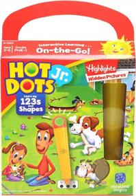 img 1 attached to Interactive Homeschool Learning Workbooks: Hot Dots Jr. Learn My 123S With Highlights, 48 Lessons And Pen Included For Kids Aged 3+
