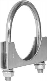 img 3 attached to TOTALFLOW 3" TF-UZ300 Zinc Plated Saddle U-Bolt Exhaust Muffler Clamp-3 Inch