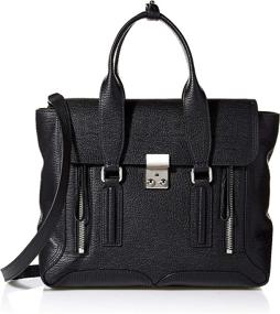 img 4 attached to 👜 3.1 Phillip Lim Pashli Satchel: Stylish Women's Handbags & Wallets in Classic Satchel Style