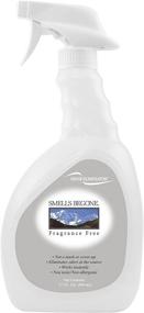 img 4 attached to 🌬️ SMELLS BEGONE Odor Eliminator Spray - Air Freshener - Effective Trash Can, Smoke, Pet, Car, and Bathroom Odor Remover - Fragrance-Free - 27 Ounce