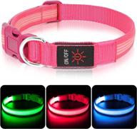 dlitk led dog collar: rechargeable safety collar for dogs, adjustable & illuminating for enhanced visibility logo