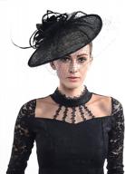 sinamay fascinator cocktail hat for women | forbusite luxury headwear logo