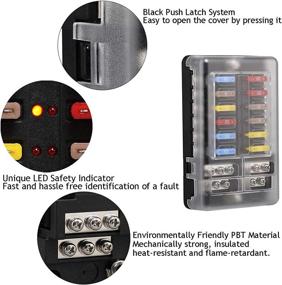 img 1 attached to 12V Marine Fuse Block Automotive