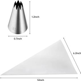 img 2 attached to Beginner-Friendly Cake Decorating Set: Kasmoire 10 Piping Tips With 10 Disposable Pastry Bags For Perfect Results