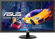 asus vp228qg: 21.5-inch screen monitor with 🖥️ 1920x1080p, 75hz, blue light filter, built-in speakers, & more logo