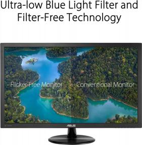 img 2 attached to Asus VP228QG: 21.5-Inch Screen Monitor with 🖥️ 1920x1080p, 75Hz, Blue Light Filter, Built-in Speakers, & More