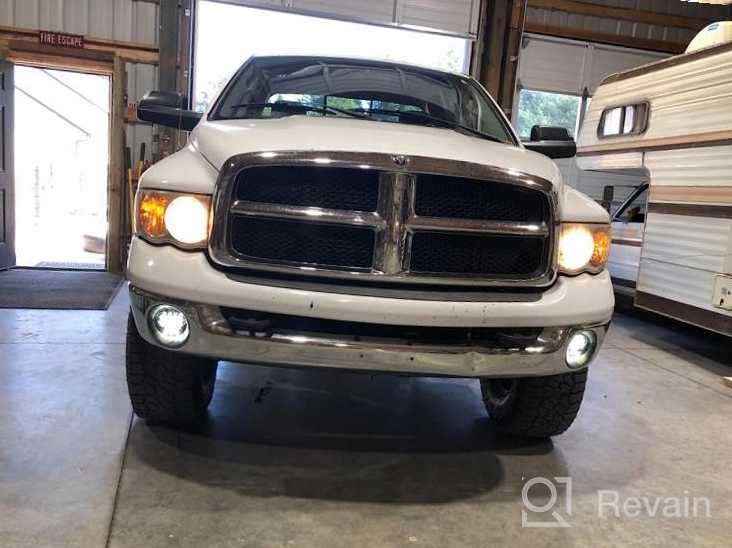 img 1 attached to XPCTD Upgraded LED Fog Lights Passing Lamps For Dodge Ram 1500 2500/3500 2002 2003 2004 2005 2006 2007 2008 2009 Durango 2004-2006 Truck Chrome review by Billy Ivy