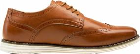 img 3 attached to Step Up Your Style: Vostey Men'S Oxford Wingtips - The Perfect Blend Of Casual And Business Attire